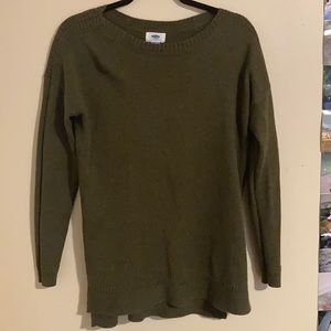 Dark green sweater